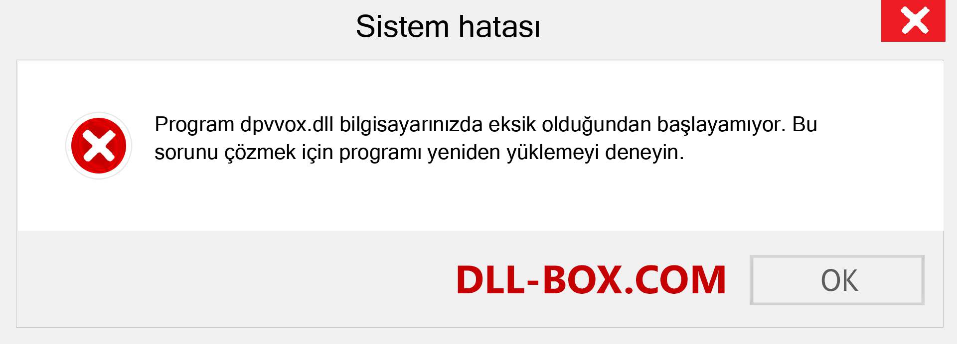 dpvvox.dll dosyası eksik mi? Windows 7, 8, 10 için İndirin - Windows'ta dpvvox dll Eksik Hatasını Düzeltin, fotoğraflar, resimler